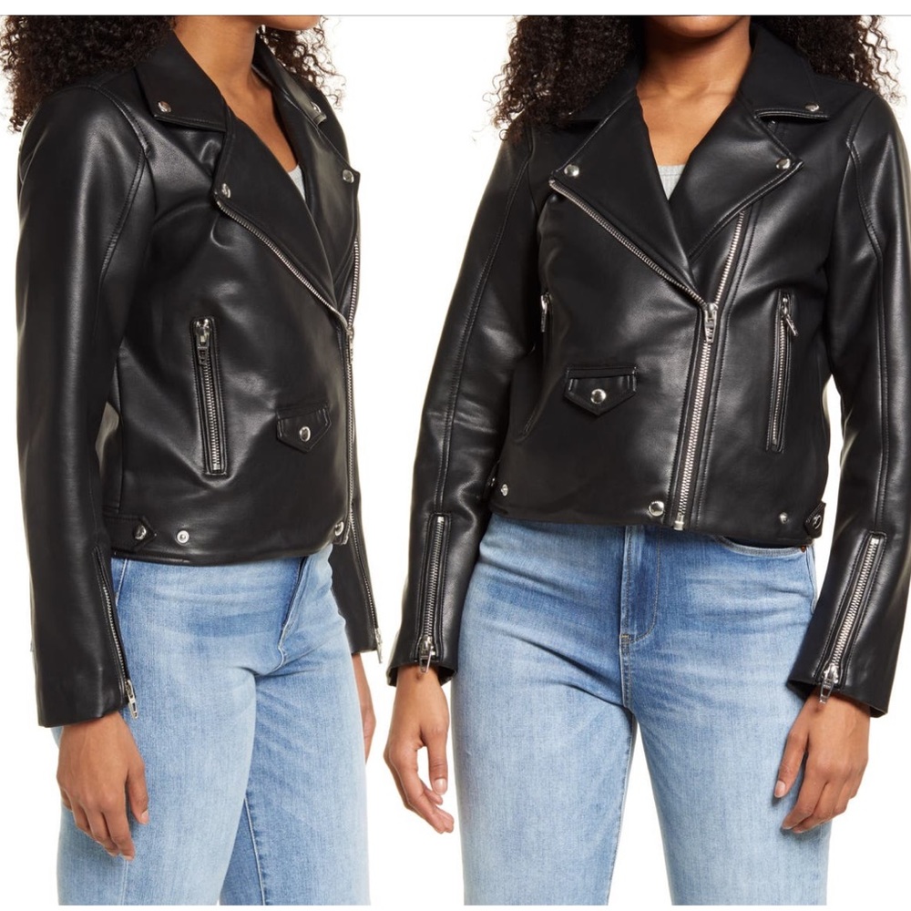 Blank Nyc faux leather jacket